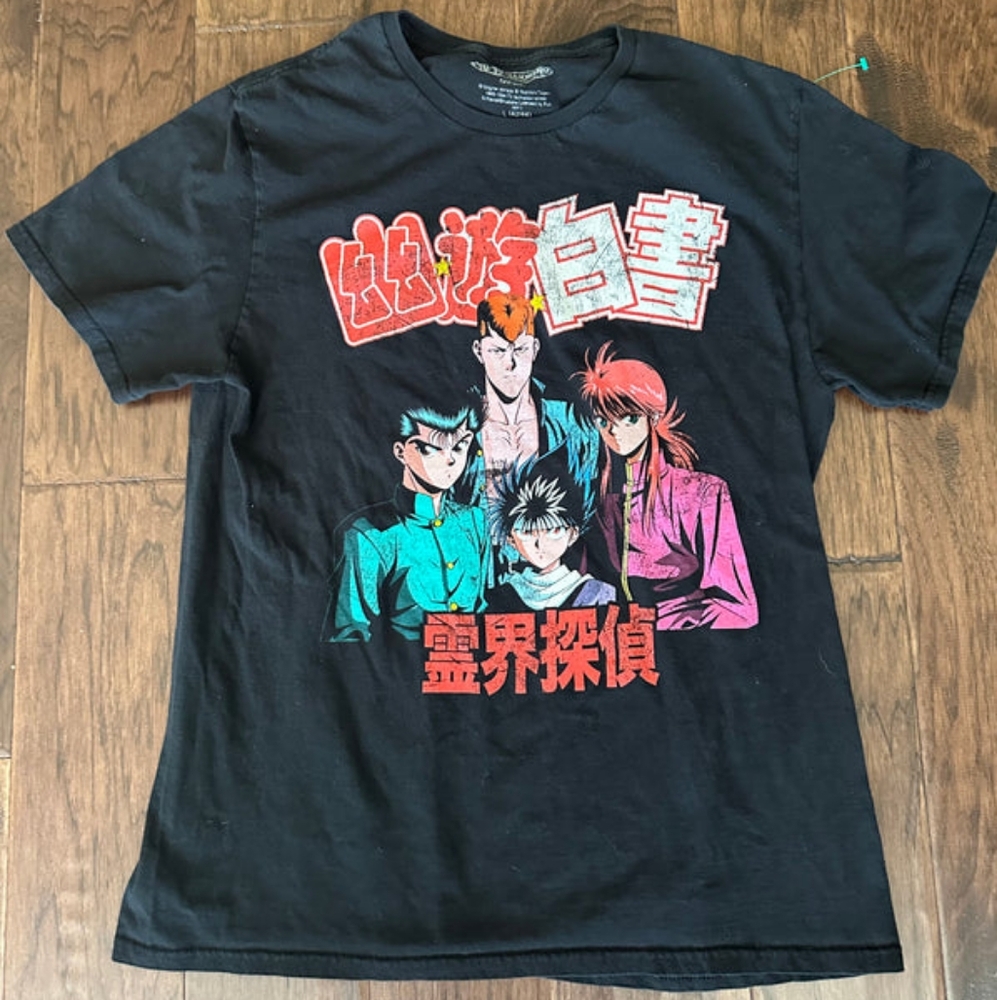 Anime Shirt - Black - Large